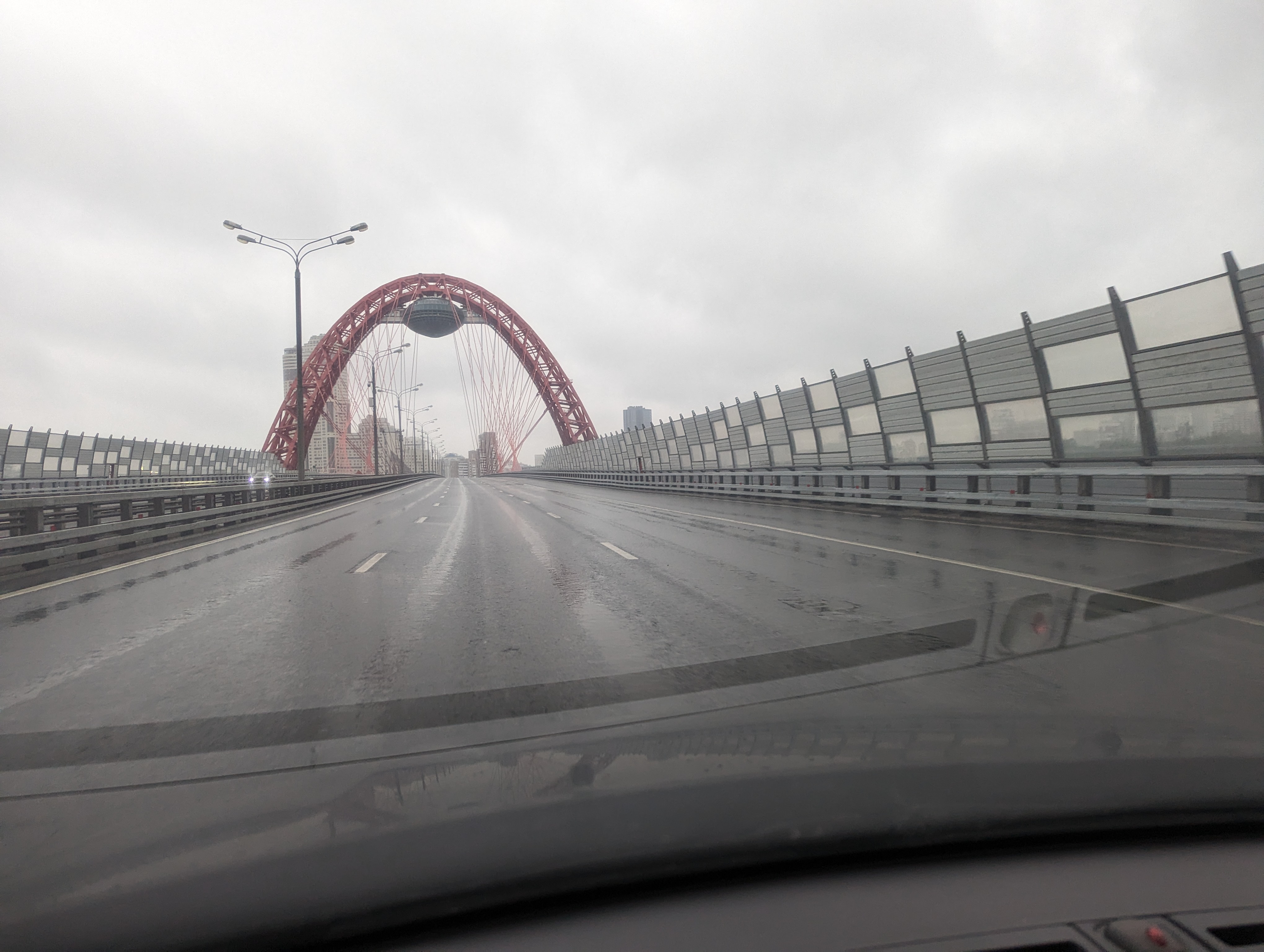 Москва, Новая Рига без пробок. Редчайшее явление