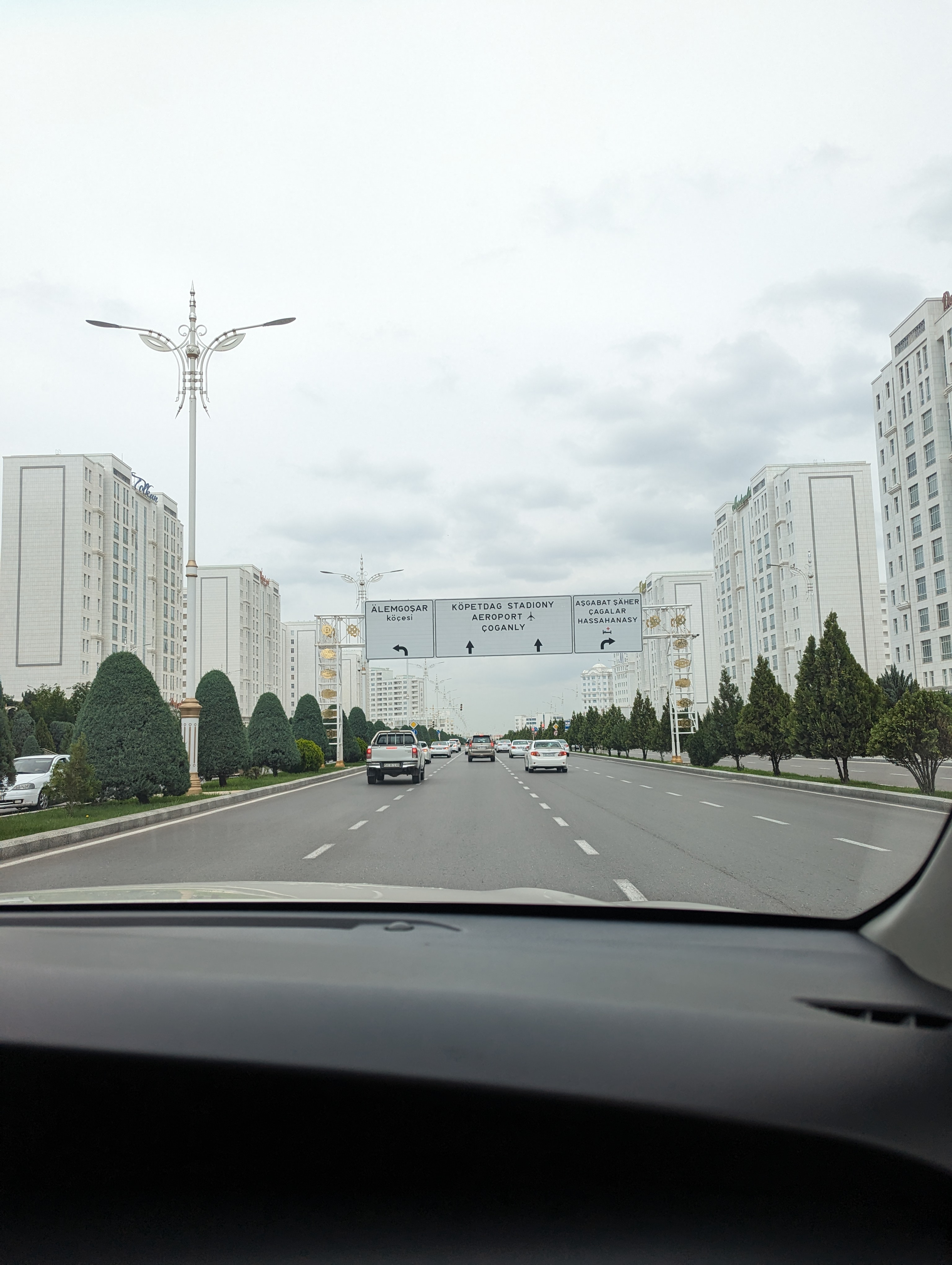 Поездка по Ашхабаду