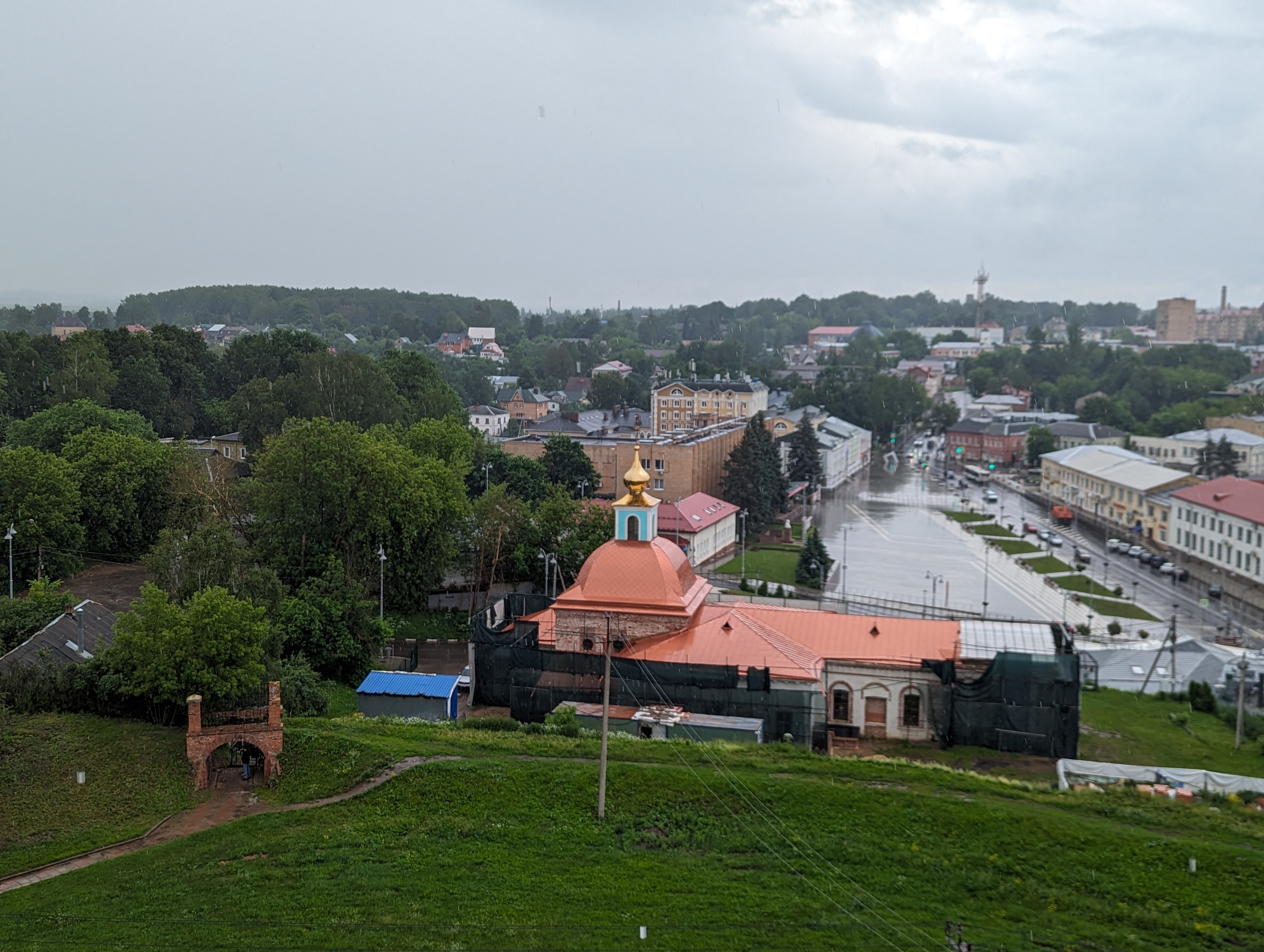 Вид на центр Волоколамска